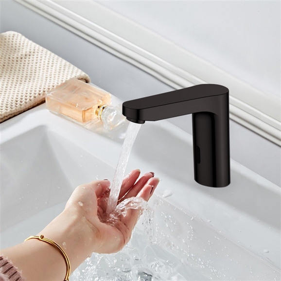 Bravat Oil Rubbed Bronze Commercial Automatic motion sensor touchless faucets
