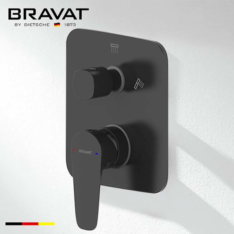 Bravat-Square-Shower-2-Way-Mixer-Control