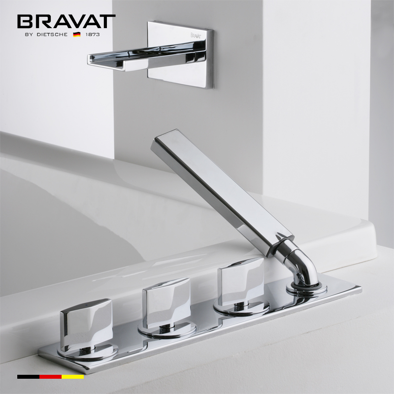 Bravat Bathtub and Shower Mixer Faucet Set