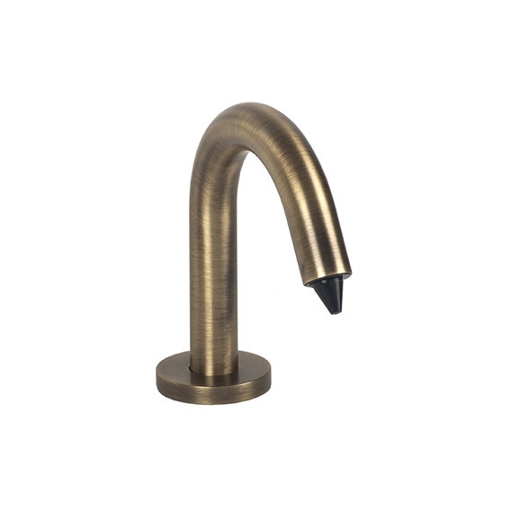 Brio Commercial Goose Neck Contemporary Style Antique Brass Sensor Soap Dispenser