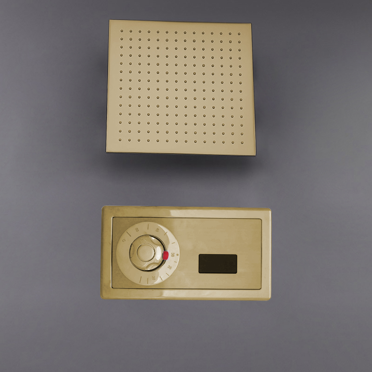 Brushed Gold Sensor Controlled Automatic Shower Set