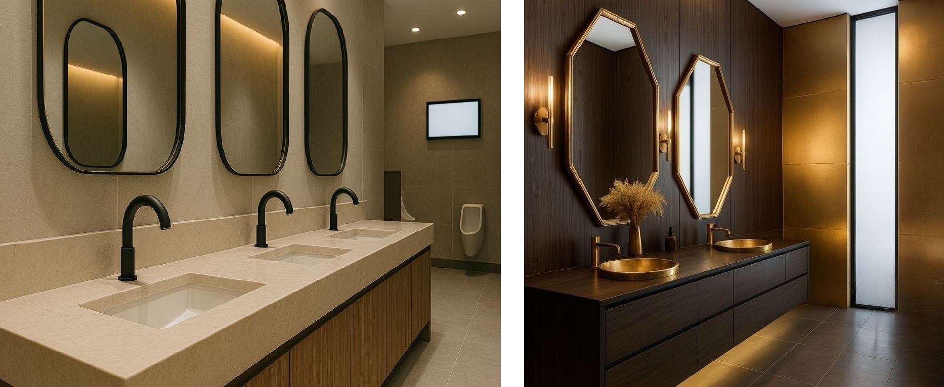 BathSelect Touchless Faucet in Modern Restroom