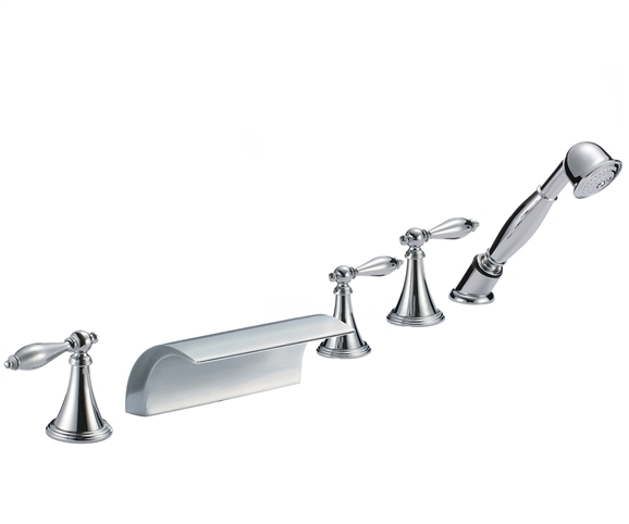 cannes-triple-handle-solid-brass-bathtub-faucet