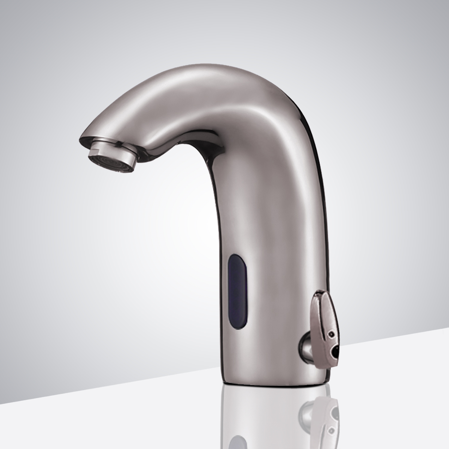 Chatue Commercial Automatic Temperature Control Thermostatic Brushed Nickel Sensor Faucet