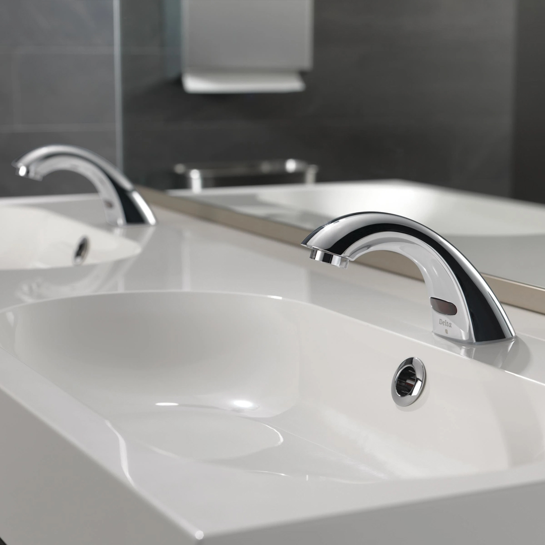 Hotel-Chrome-Finish-Touchless-Faucets