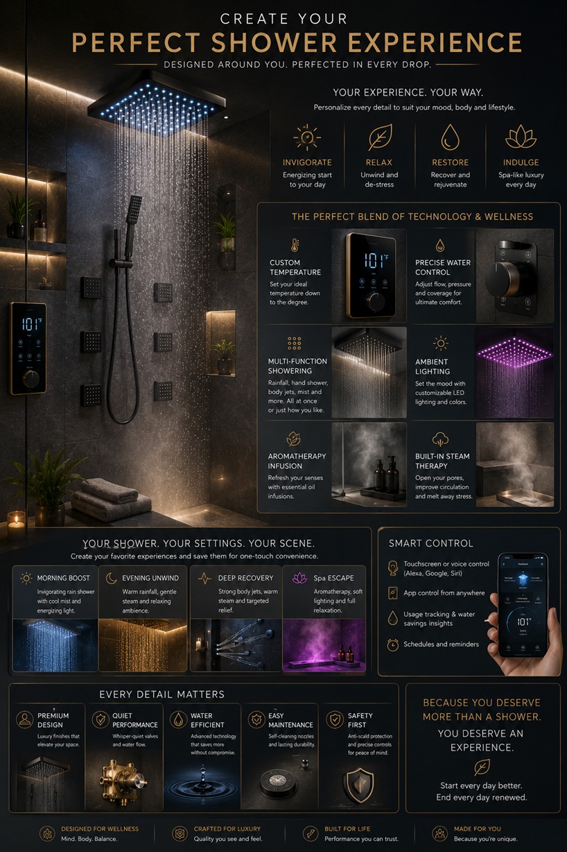 Create your perfect shower experience