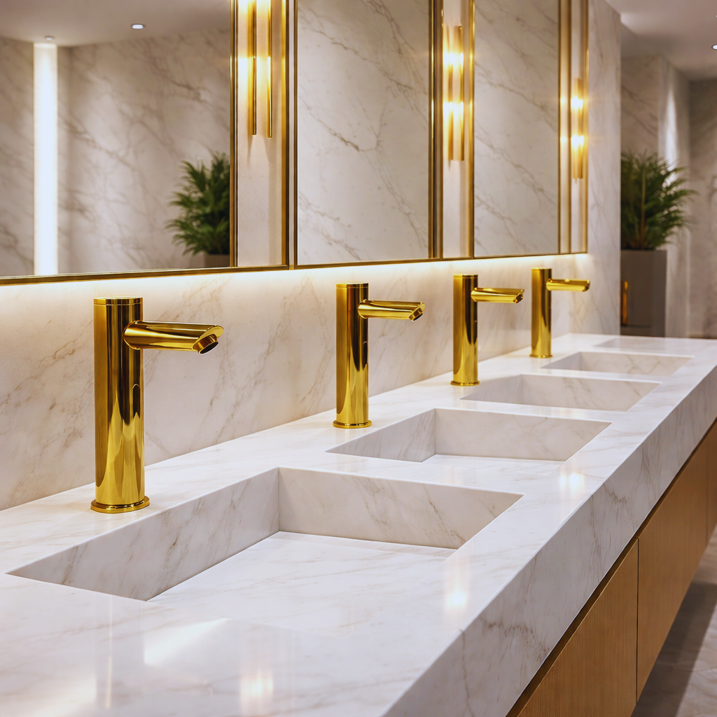BathSelect brushed nickel luxury bathroom collection