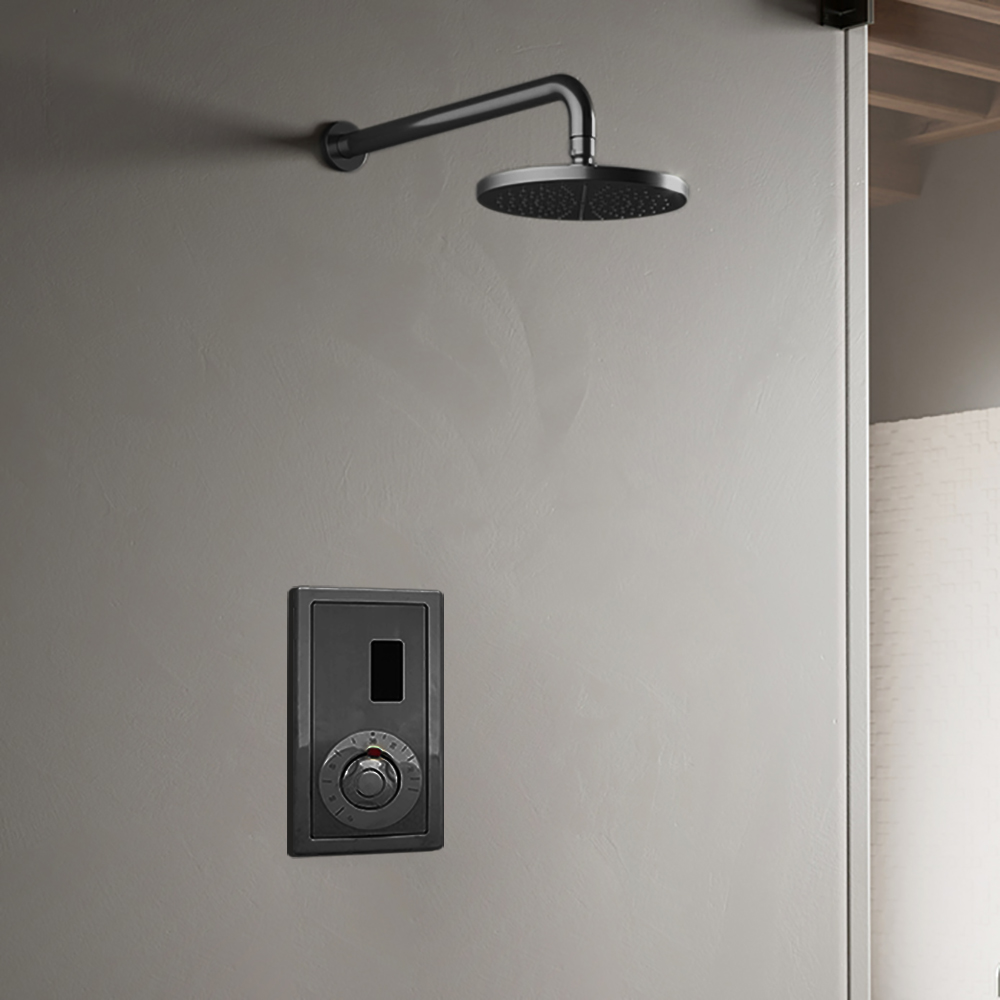 Dark Oil Rubbed Bronze Sensor Controlled Automatic Shower Set