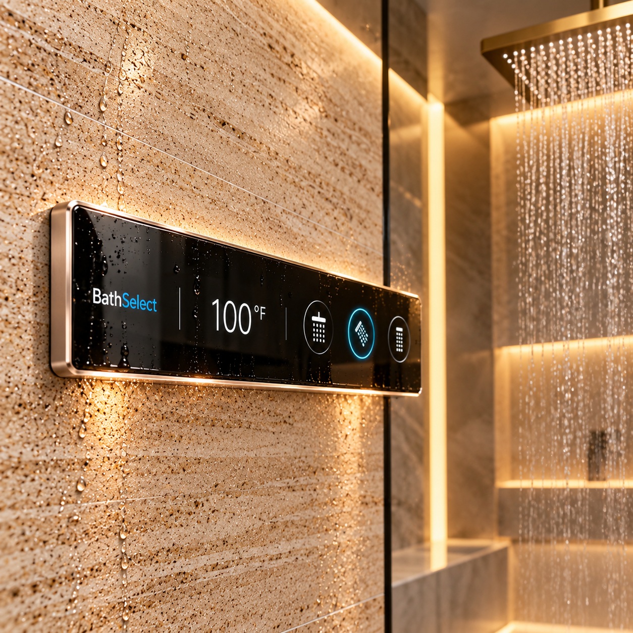 BathSelect digital smart shower control system