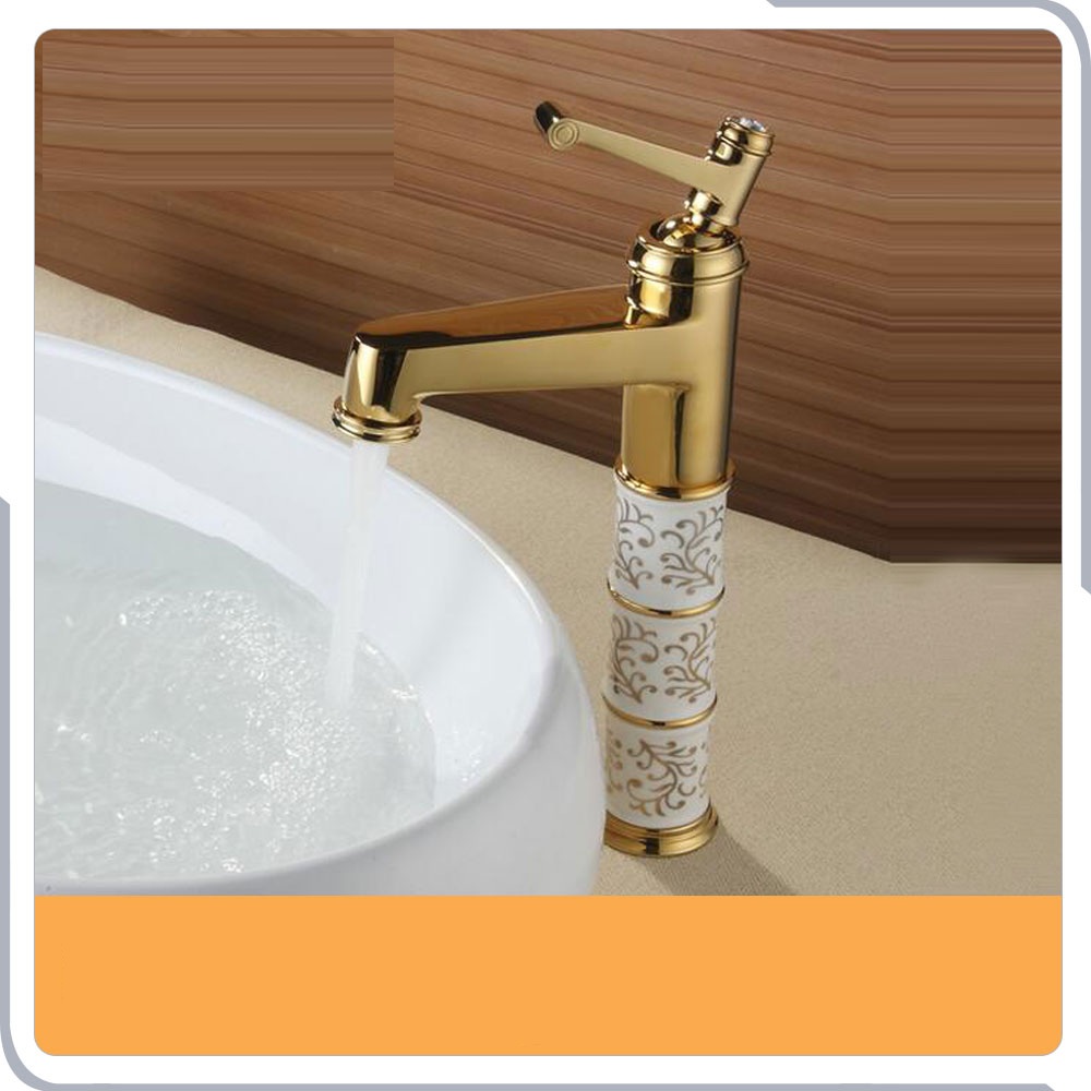 Eli Long Brass Bathroom Sink Faucet Mixer