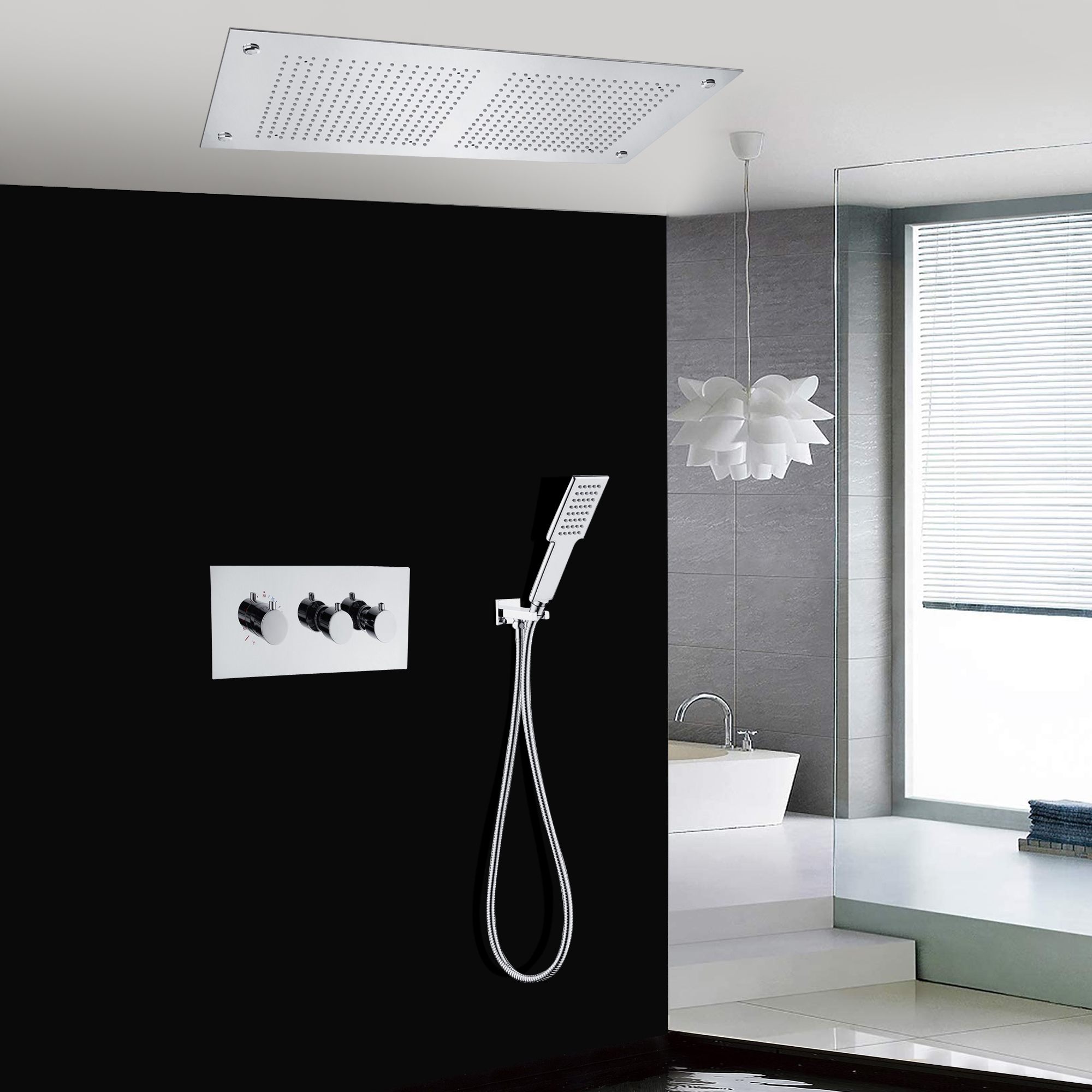 Genoa-2-Functions-Chrome-LED-Thermostatic-Recessed