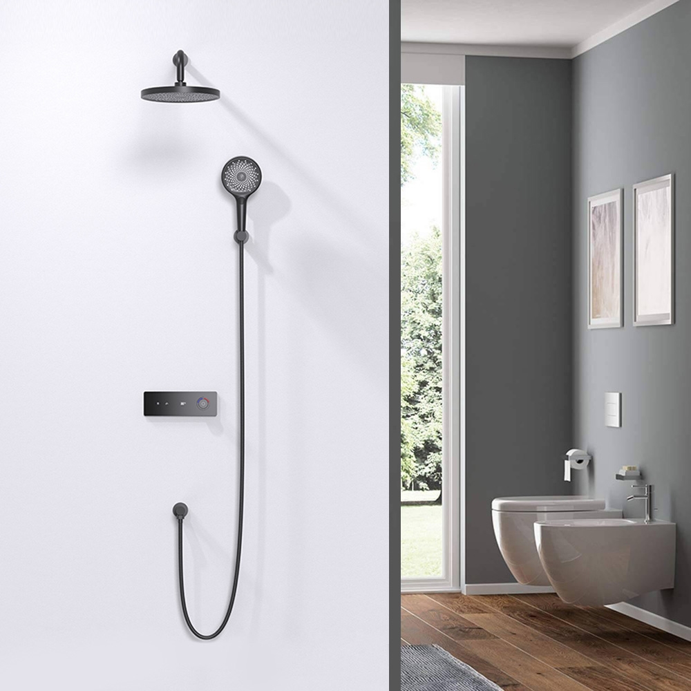 Milan-Novarra-Wall-Mount-Matte-Black-Round-Shower
