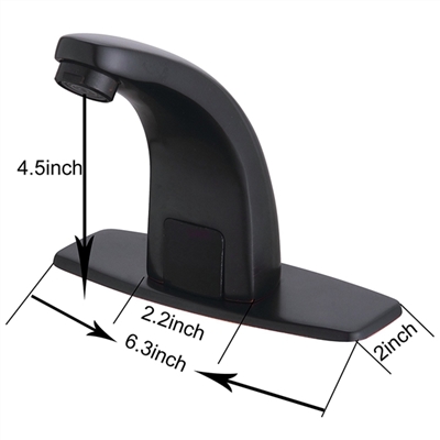 Florence Oil Rubbed Bronze Commercial Automatic Motion Sensor Faucet with Hot/Cold Mixer