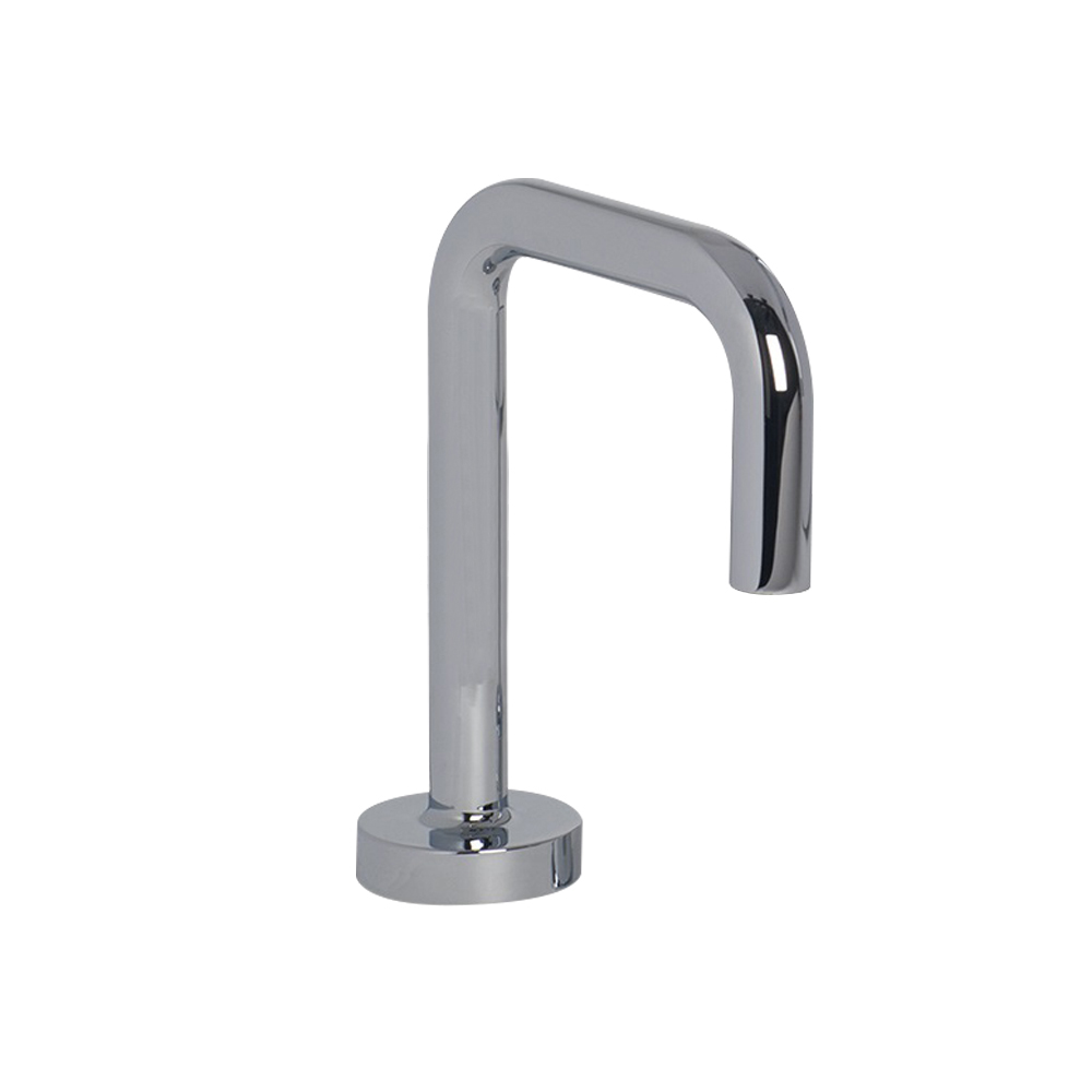 Reno Inverted U-Shaped Chrome Finish Freestanding Dual Automatic Commercial Sensor Faucet And Soap Dispenser