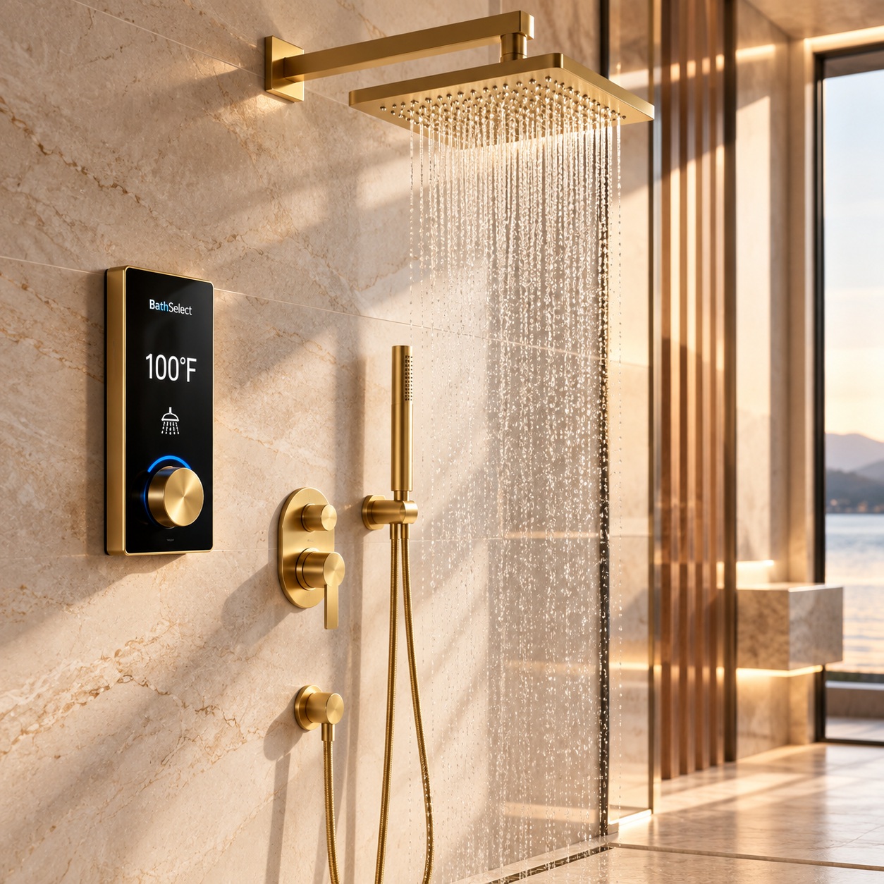 BathSelect Gold Digital Shower System