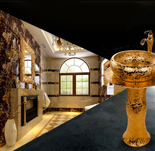 roman-ceramic-bathroom-sink-set-with-gold-faucet