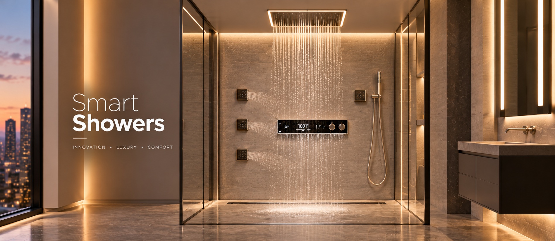 BathSelect hotel smart shower systems