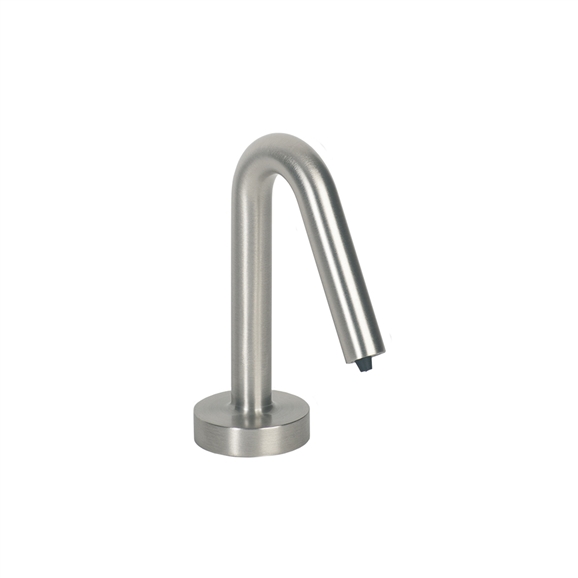 Lano Inverted -V Shaped Brushed Nickel Finish Commercial Automatic Soap Dispenser