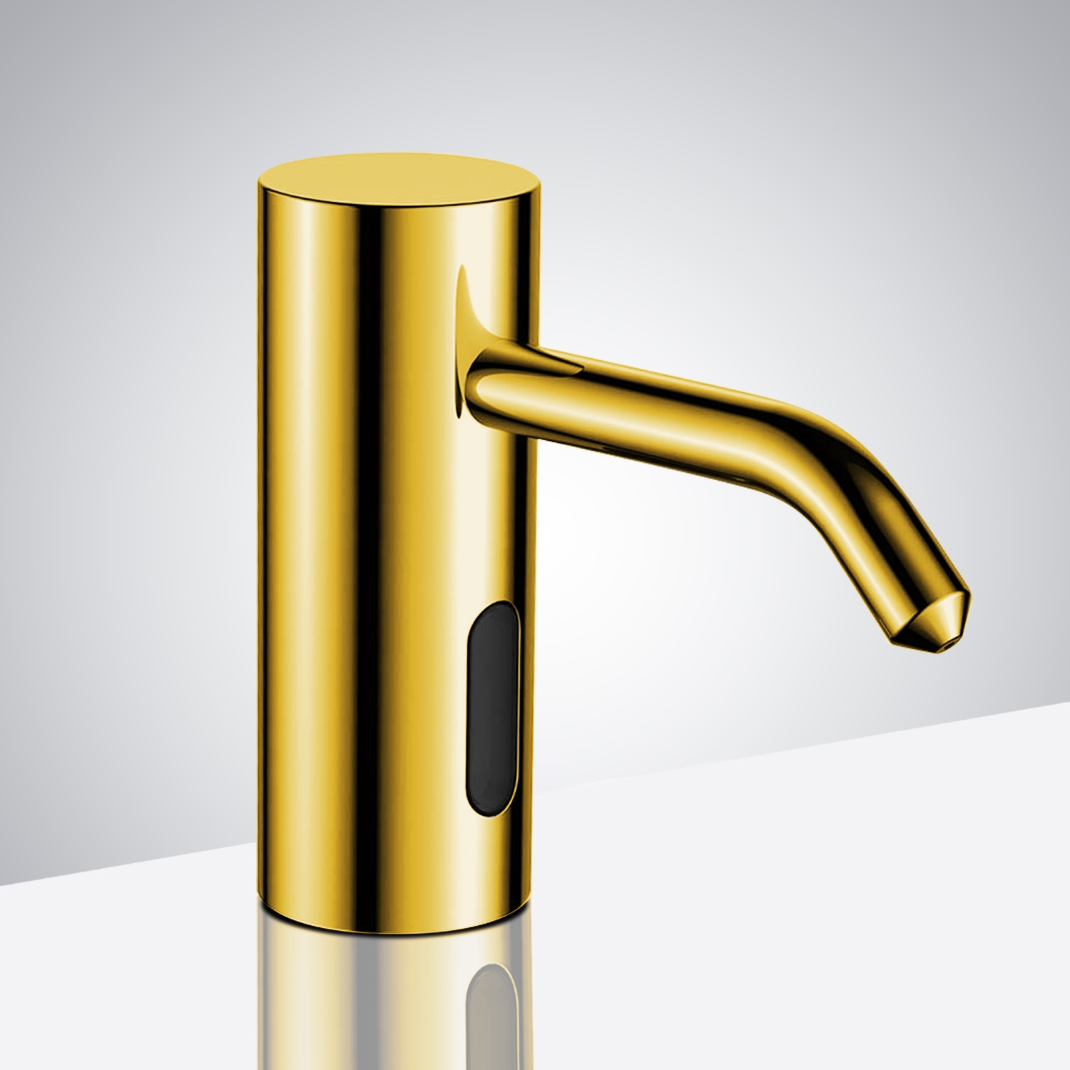 Lenox Commercial Deck Mount Automatic Soap Dispenser In Shiny Gold Finish