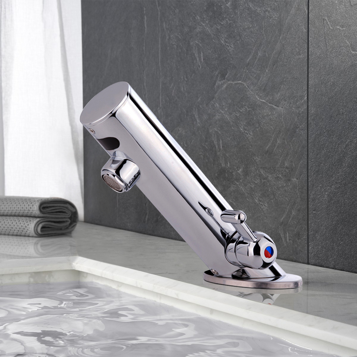 Leo All-In-One Thermostatic Automatic Commercial Sensor Faucet B5132 - Also Available In Oil Rubbed Bronze