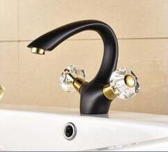 Long-Neck-DeckMounted-Crystal-Hand-Wheel-Faucet