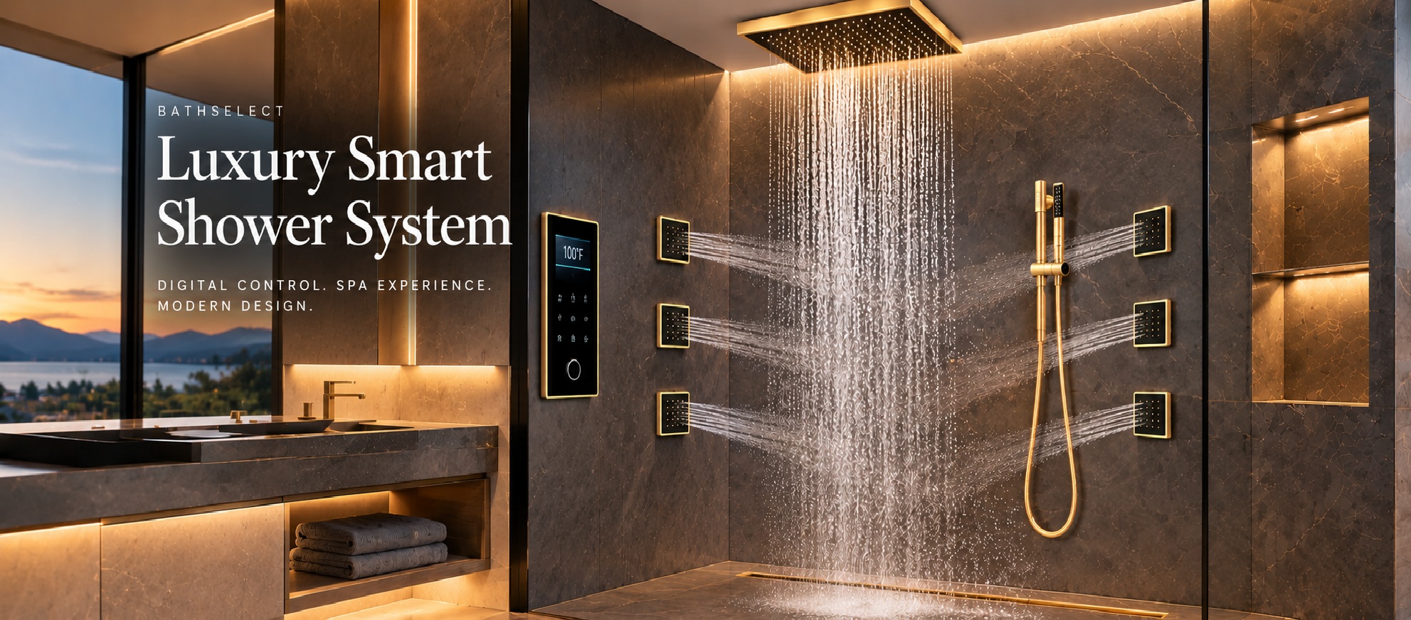 BathSelect Luxury Smart Shower System