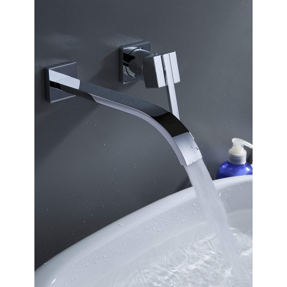 Lyon Wall Mount Single Handle Sink, One Handle Bathtub Faucet