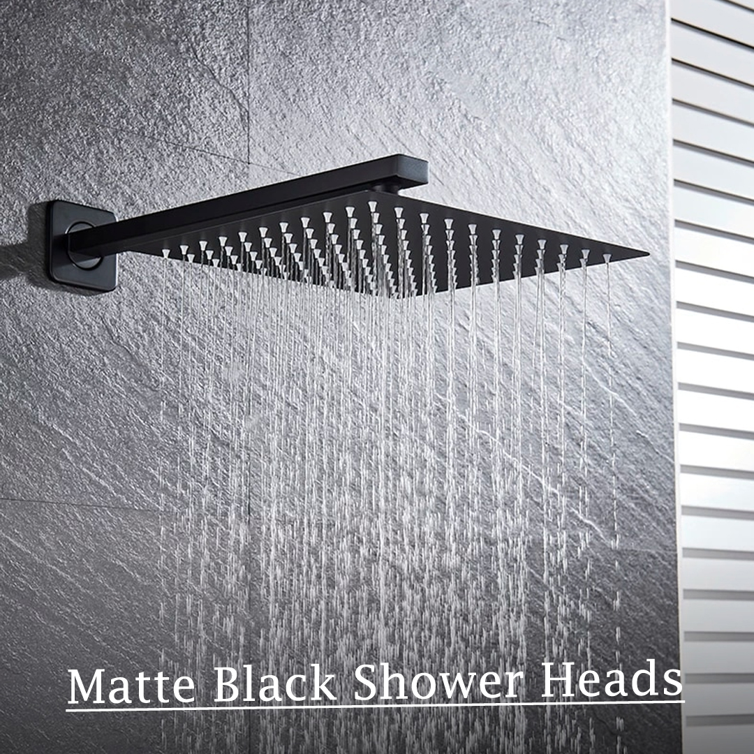 Matte Black Hospitality Showerhead