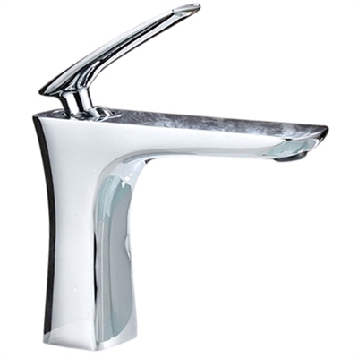 Rimini Single Handle Deck Mounted Bathroom Sink Faucet