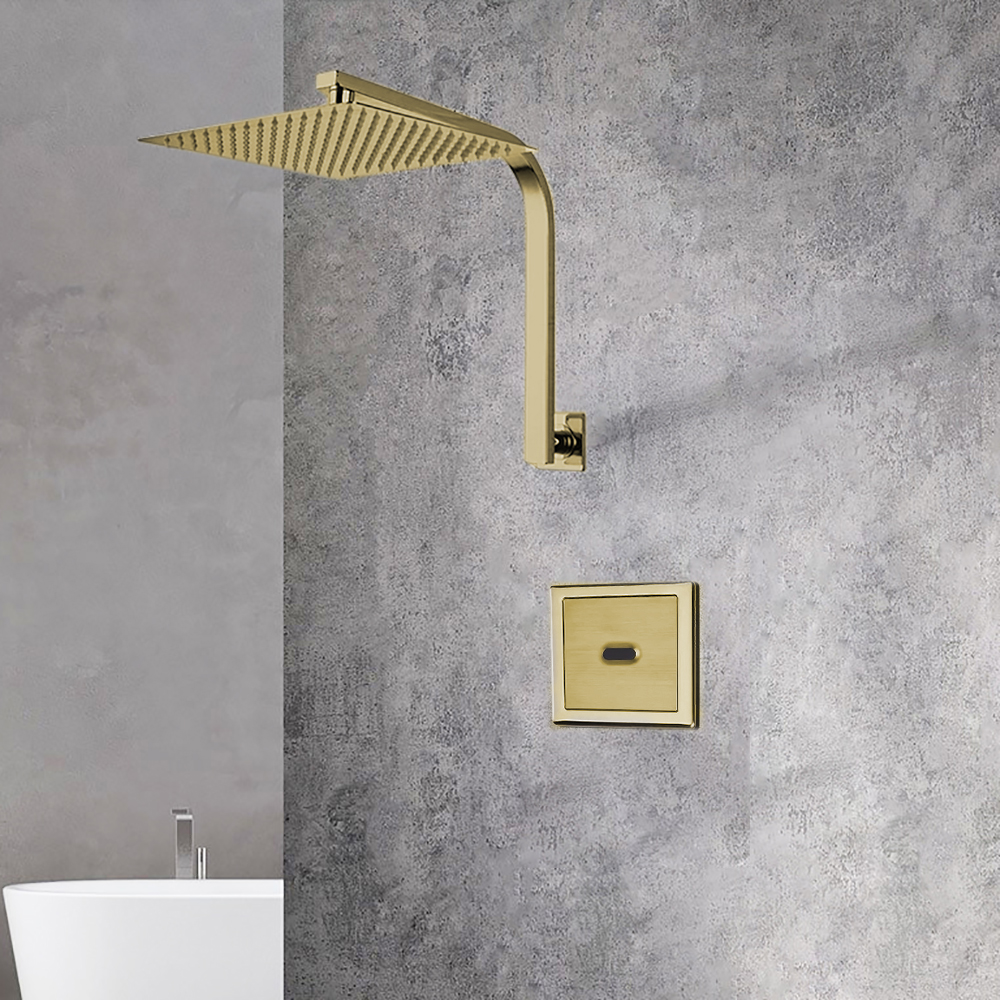 Brushed-Gold-Sensor-Controlled-Automatic-Shower-He
