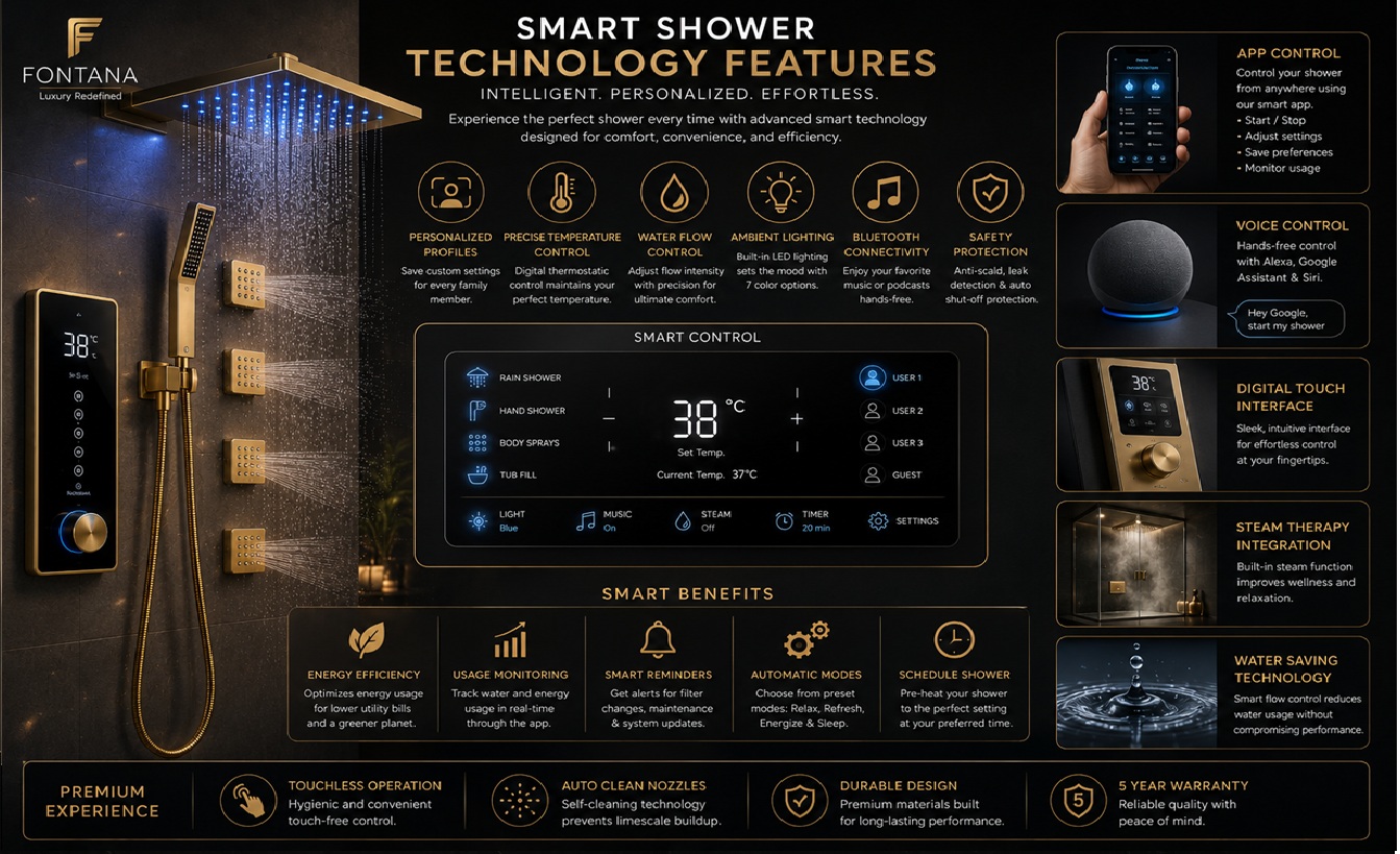 Smart shower technology