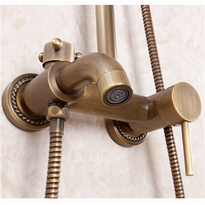 Taos Vintage Antique Bathroom Shower Set