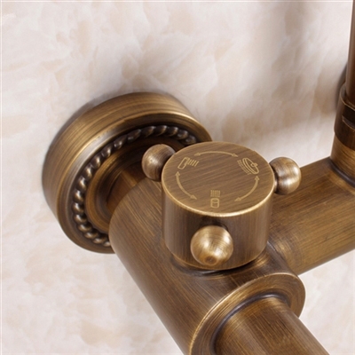 Taos Vintage Antique Bathroom Shower Set