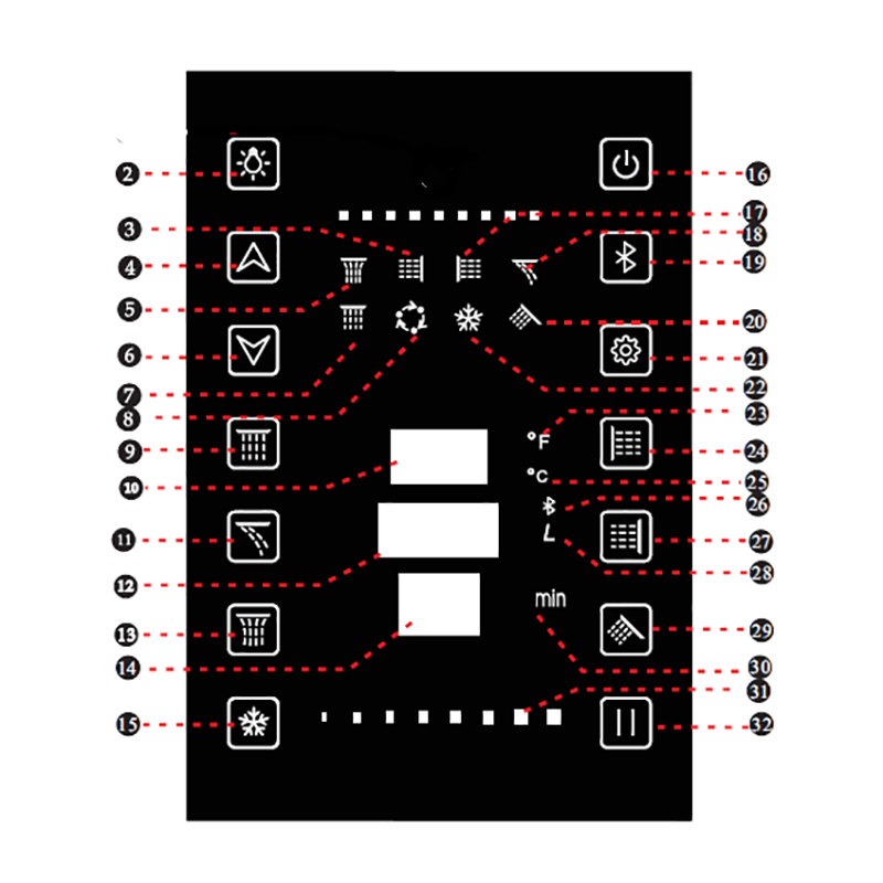 Digital-Display-Shower-System