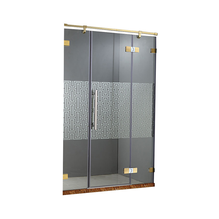 Ultra Sleek Rectangle Shaped Designer Sliding Glass Shower Door