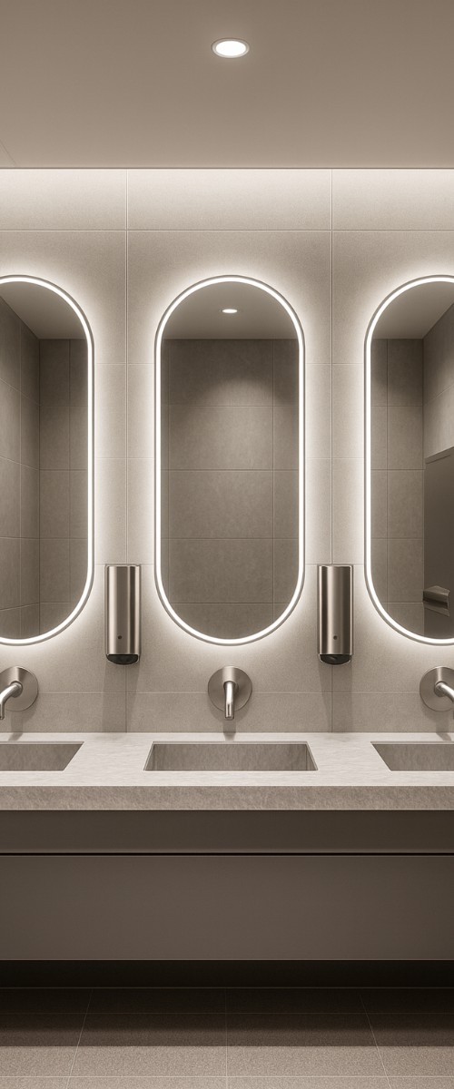 Matte black commercial faucet and dispenser set
