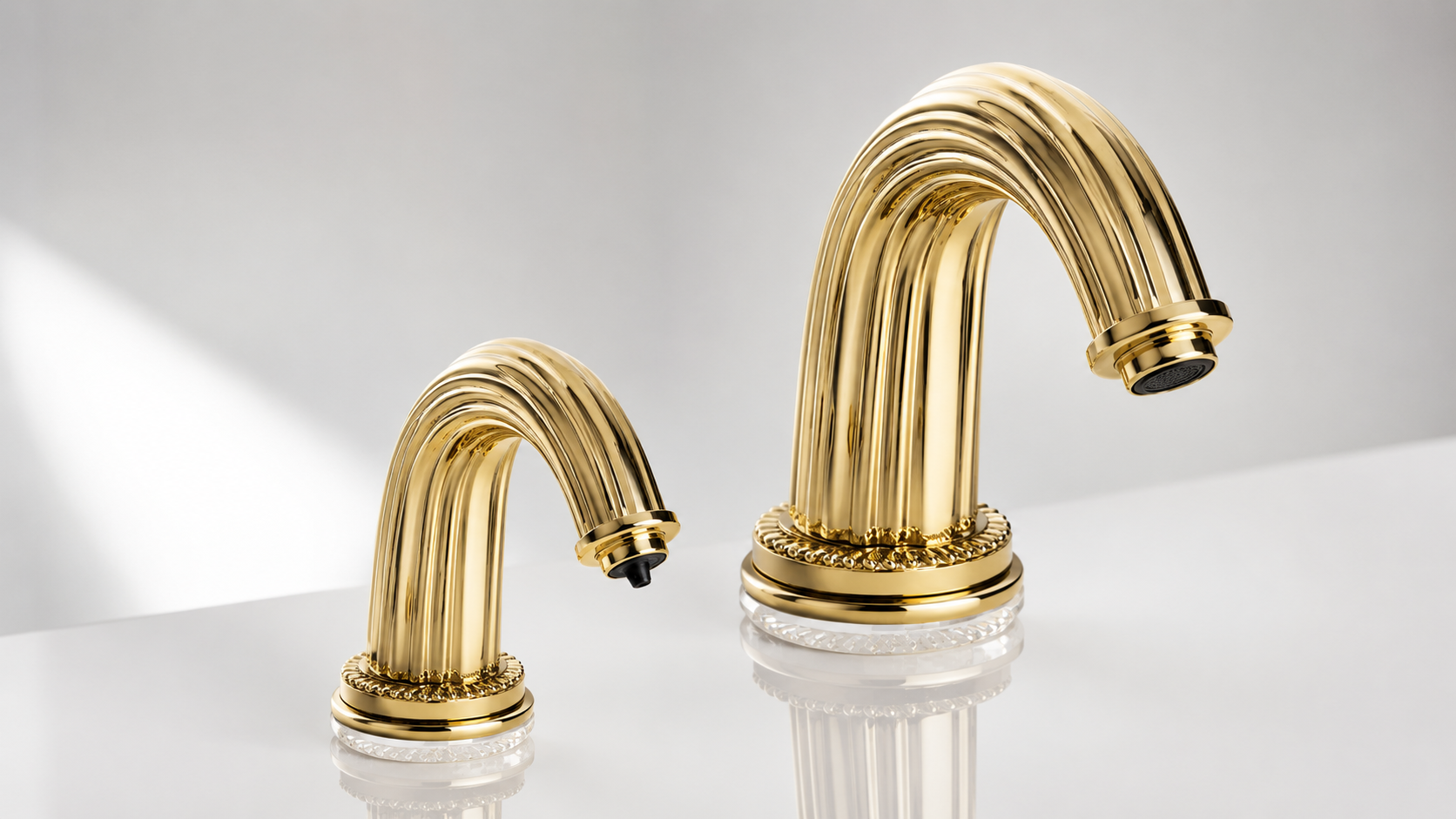 BathSelect touchless bathroom faucet for historic theatre restroom design