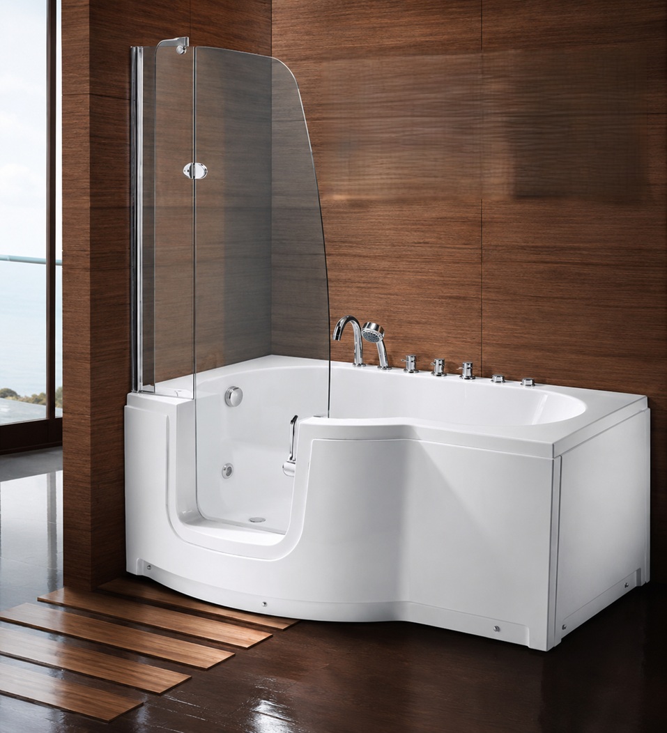 Accessible Walk-In Whirlpool Bathtub