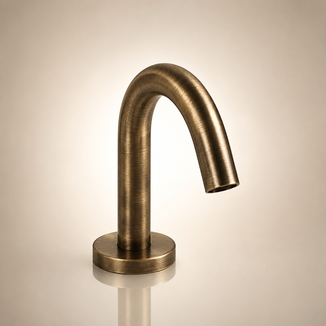 Public hotel washroom with commercial sensor faucet collection