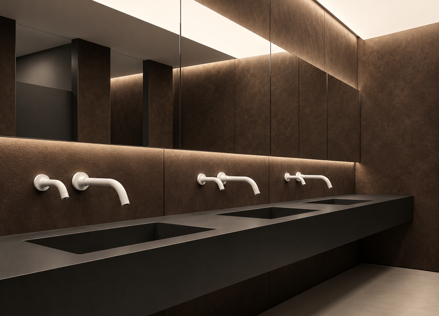 BathSelect touchless faucet and automatic soap dispenser systems