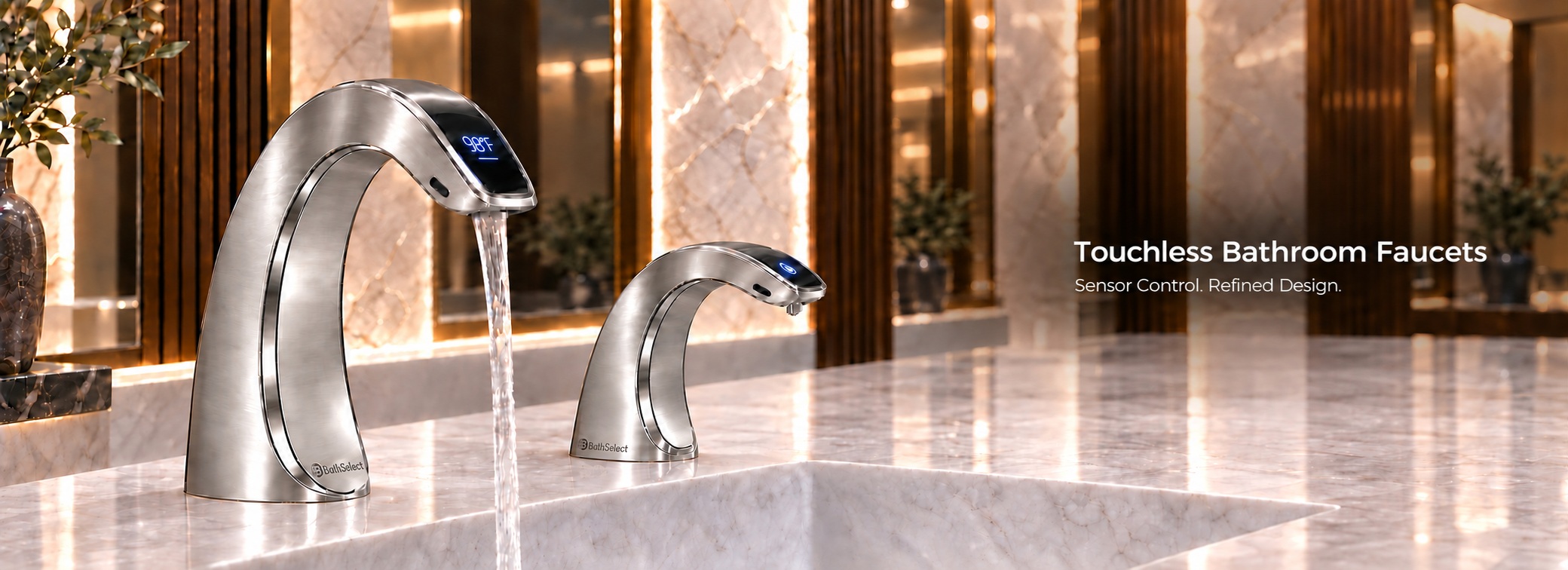 Automatic Motion Sensor Bathroom Faucets | BathSelect