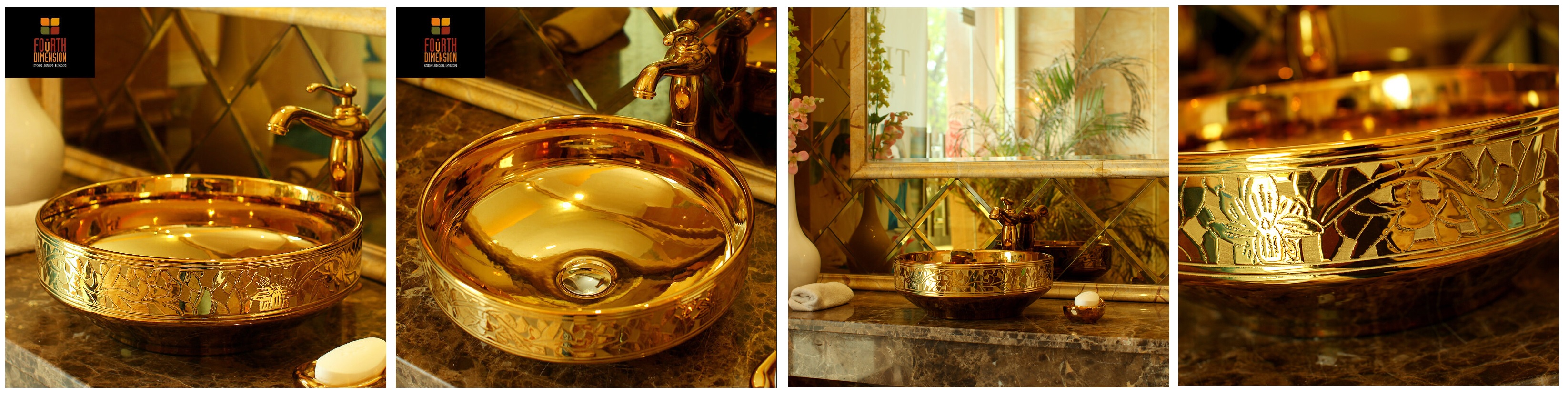 Bath Sink Glass Vanity