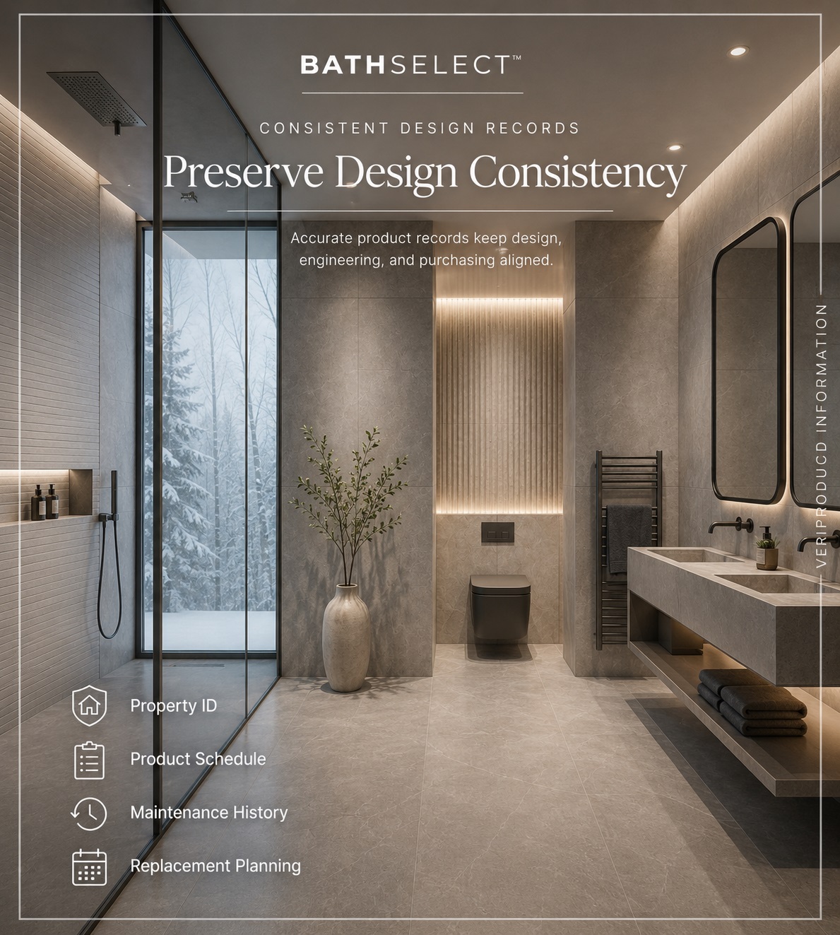 BathSelect rose gold hospitality shower preserving finish consistency in luxury hotel projects