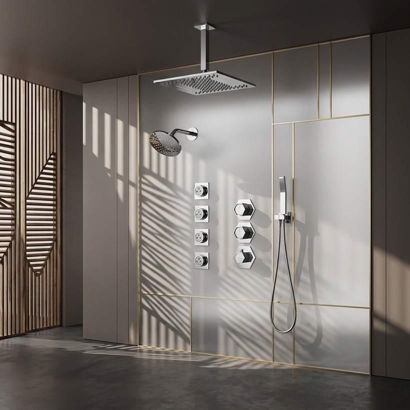 Hotel luxury shower systems