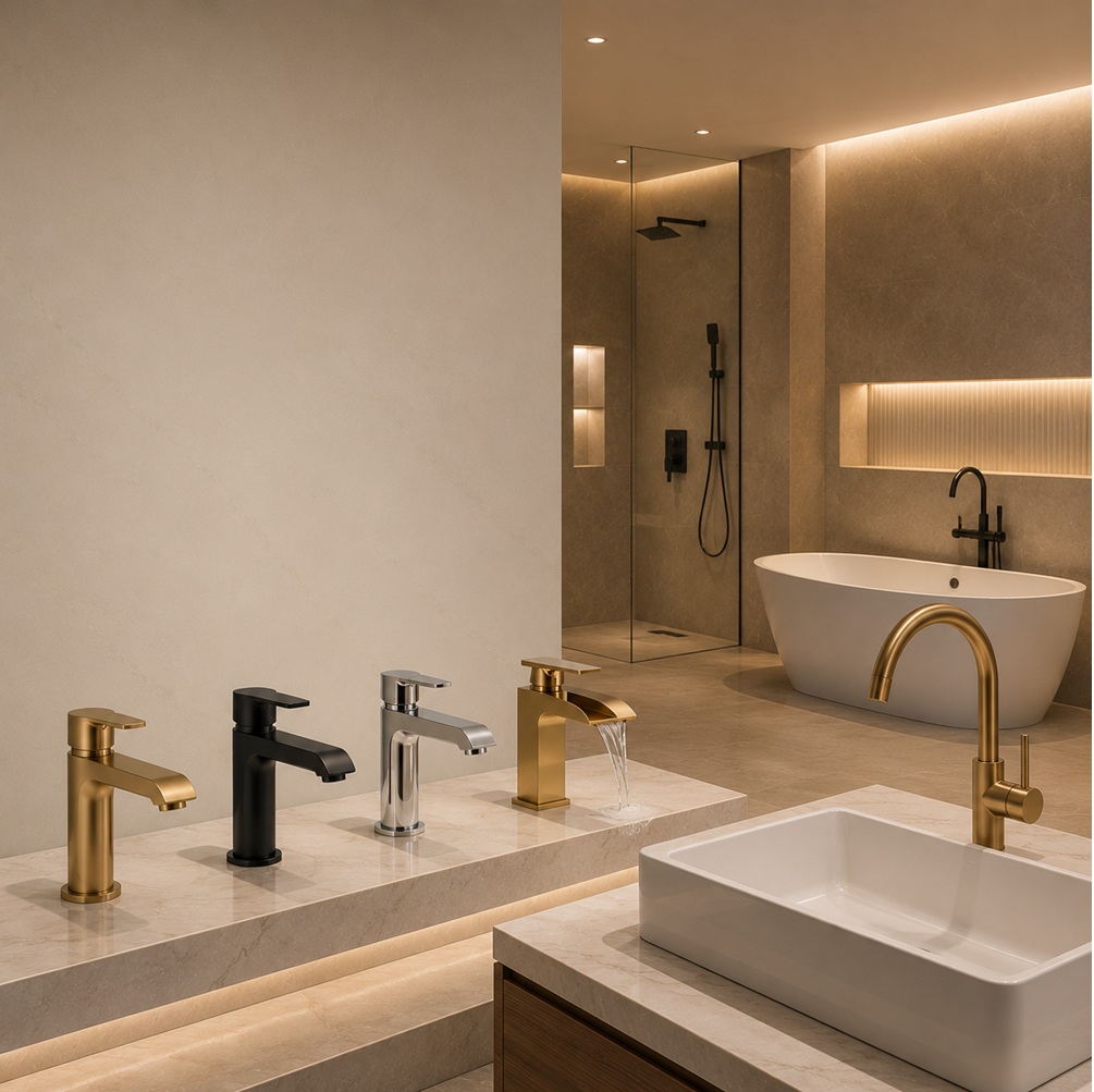 BathSelect luxury hospitality bathroom faucet collections for hotels resorts guestrooms and premium suites