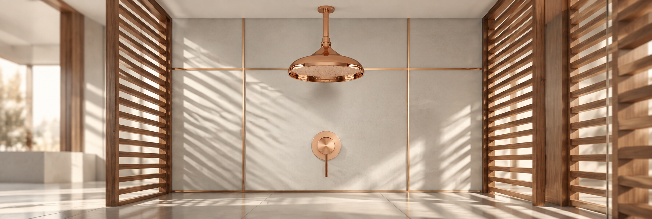 BathSelect ceiling mounted large shower heads
