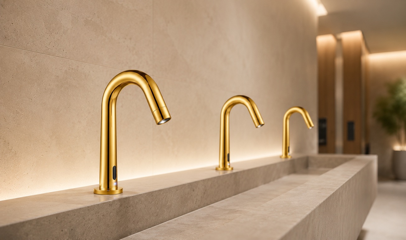 BathSelect community public restroom fixtures with sustainable infrastructure and durable product planning