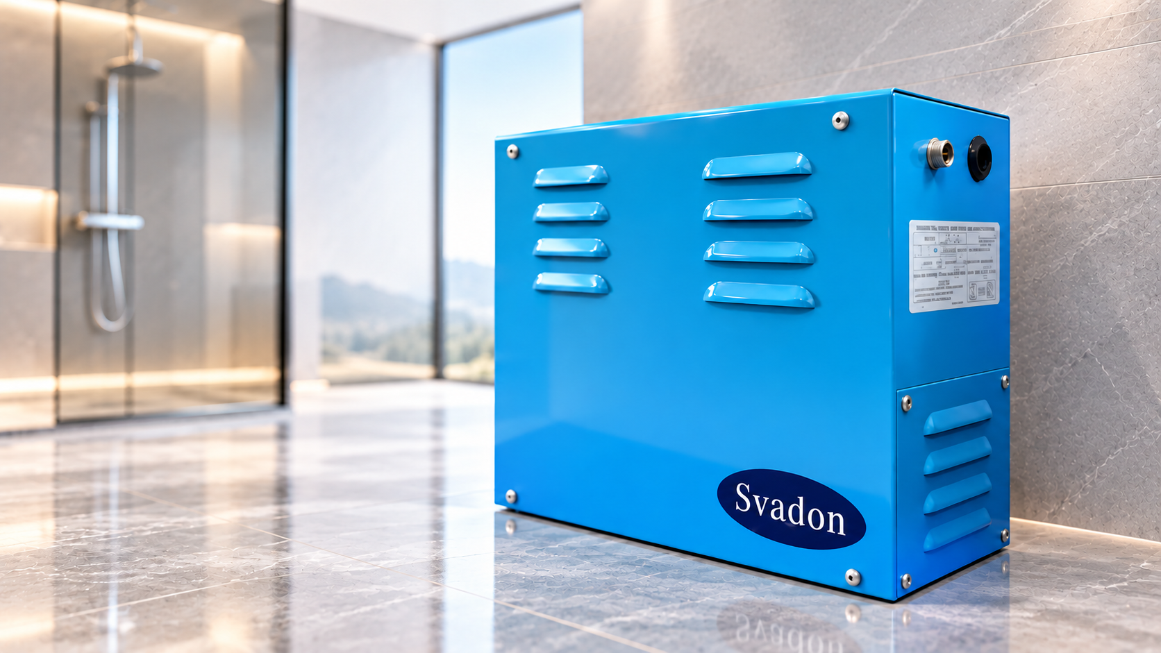 Residential steam generator system for a private home steam shower
