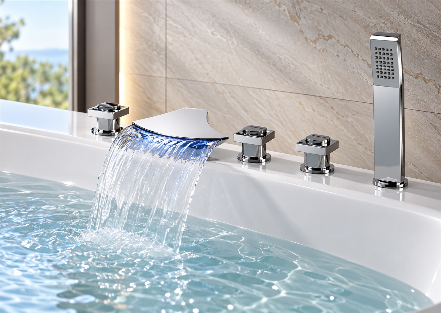 BathSelect chrome bathroom faucet collections