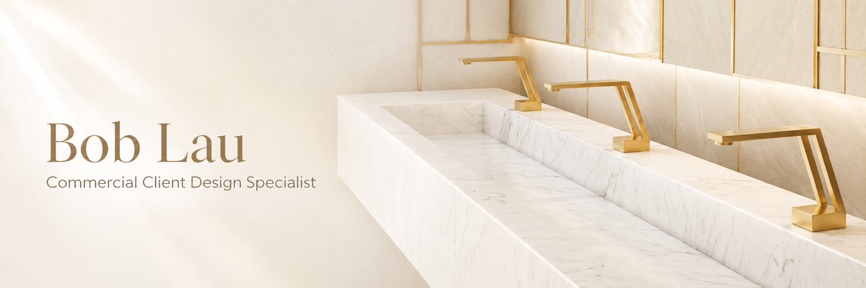 BathSelect bob lau Sustainable Commercial Bathroom Sink Faucets Banner